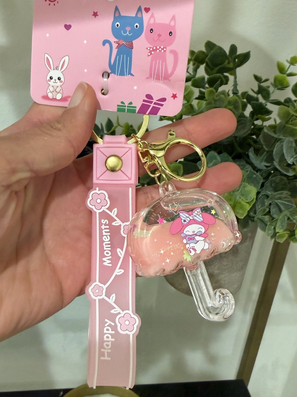 Sanrio My Melody liquid shaker keychain - Picture 2 of 7